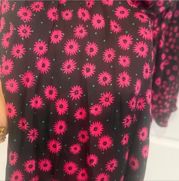 daisy dots mini dress MILLE Daisy Dress in Polka Dot